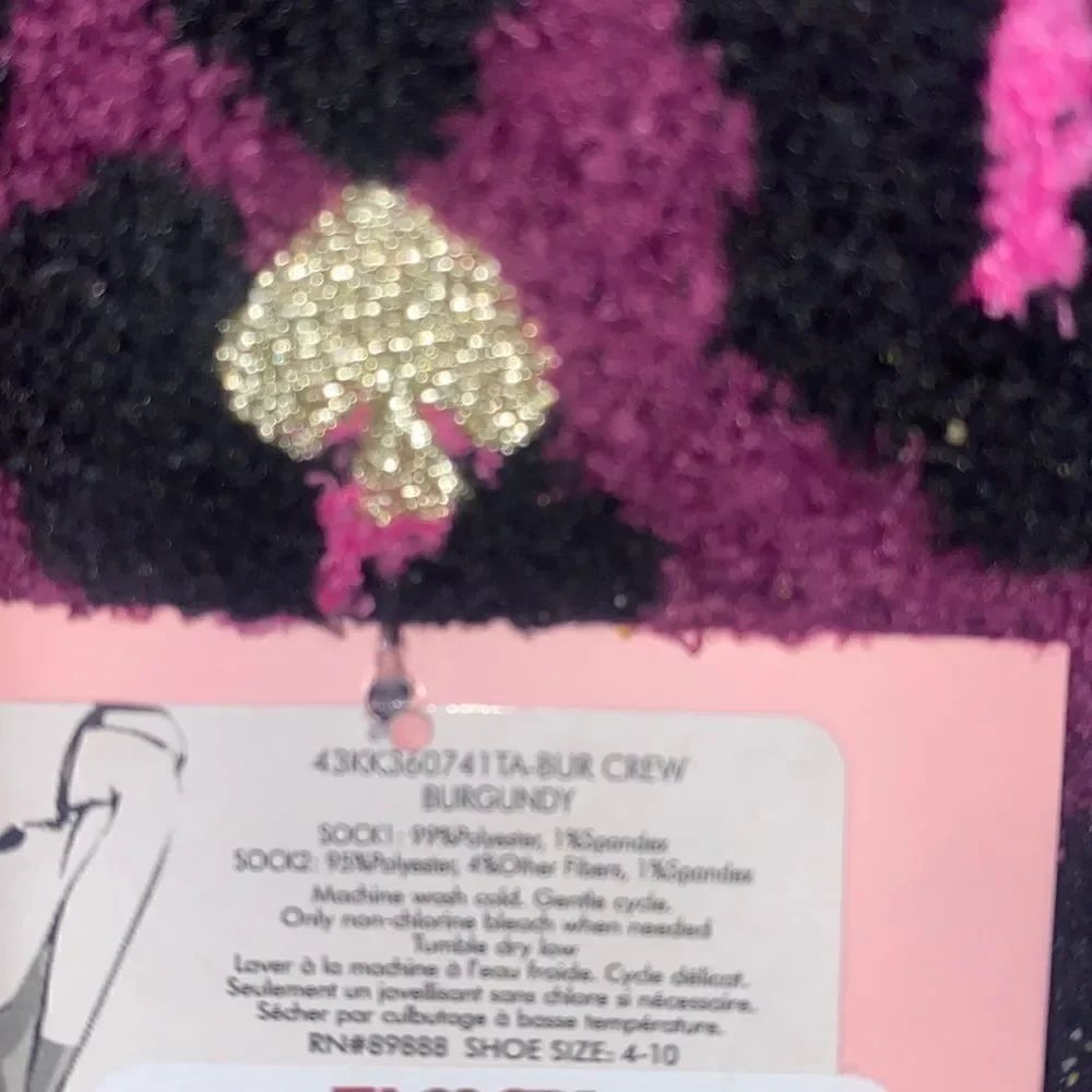 Kate ♠️ Spade Set of Two Crew Socks! - Picture 3 of 8